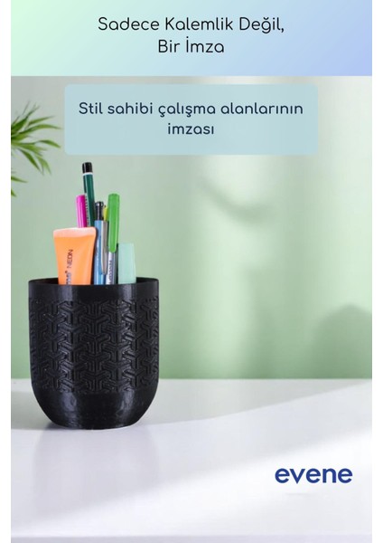 Kalemlik Masa Kalemliği Organizer Kalemlik Siyah Renk Model 77 fırsatları