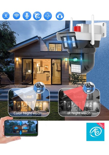 -3040 6 Mp Dual Lens Wi-Fi Ptz Kamera fiyatları