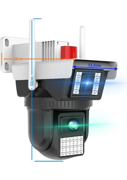 -3040 6 Mp Dual Lens Wi-Fi Ptz Kamera indirimleri