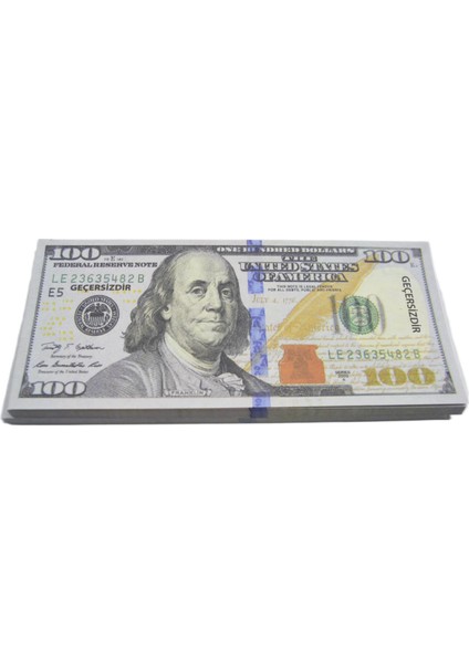 Eğitim Parası Sahte 100 Dolar 100 Adet modelleri