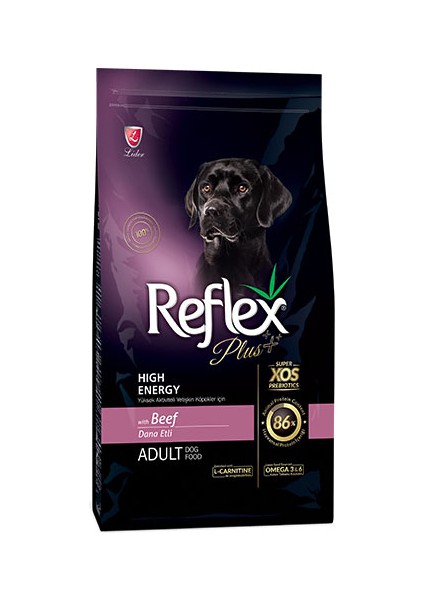 High Energy Yüksek Aktiviteli Dana Etli Yetişkin Köpek Maması 12 kg