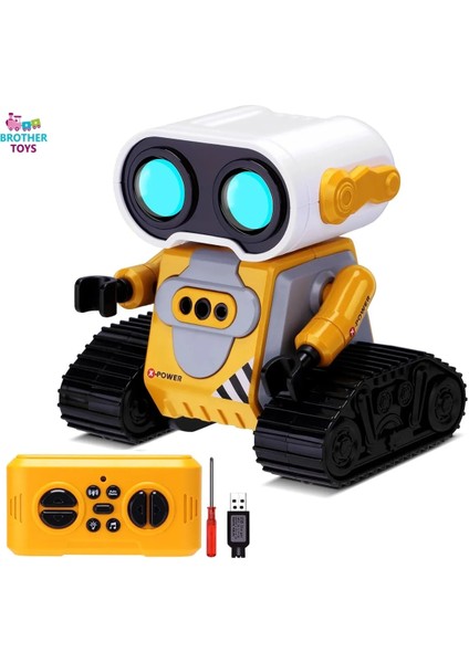 Uzaktan Kumandalı El Hareketlerine Duyarlı Wall-E Benzeri Oyuncak Robot 12 Cm.