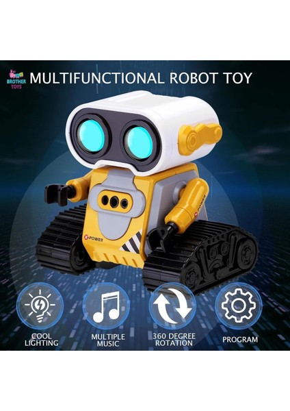 Uzaktan Kumandalı El Hareketlerine Duyarlı Wall-E Benzeri Oyuncak Robot 12 Cm. modelleri