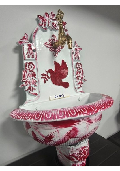 FS-913 Küçük Kırmızı Alüminyum Bahçe Çeşmesi fiyatları