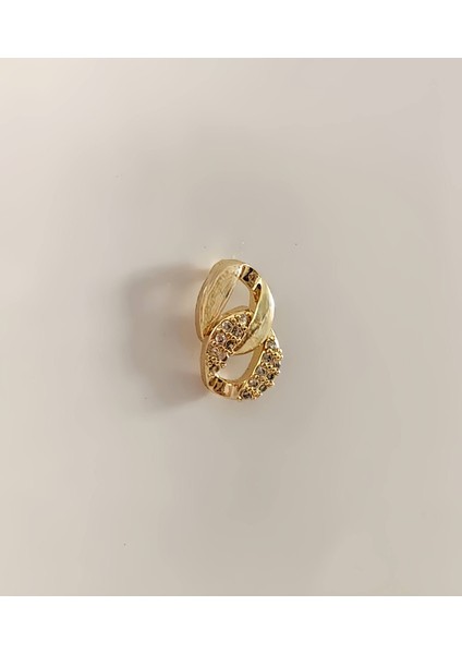 Gurmet Zincir Model Kıkırdak Tragus Helix Piercing Gold Altın Renk Küpe fırsatları