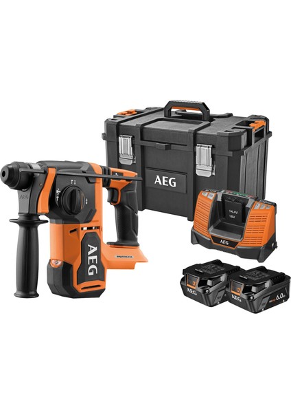 BBH18BL2-602MB 2x6.0Ah Çift Akülü Kömürsüz Kırıcı Delici - 4935500110