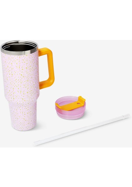 Çiçek Bahçesi Quencher Tumbler | 40 Oz (1,18 Lt) Pipetli Quencher Termos fiyatları