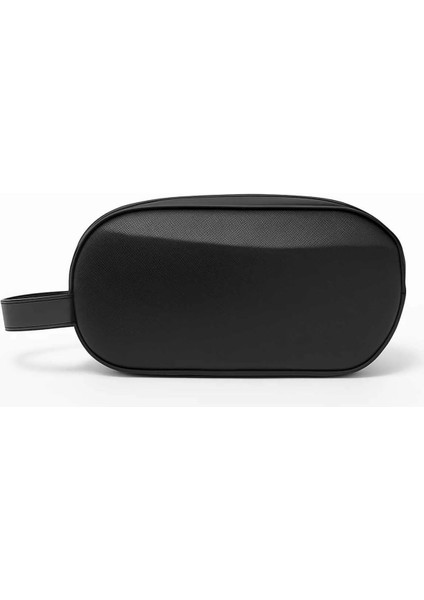 Erkek Deri Portföy Clutch Traş Kozmetik Bakım ve Günlük El Çantası NEWPOLO351 - Siyah modelleri