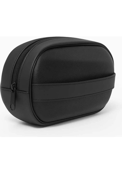 Erkek Deri Portföy Clutch Traş Kozmetik Bakım ve Günlük El Çantası NEW351 - Siyah fiyatları