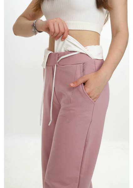 Kız Çocuk Garnili %100 Pamuk Spor PANTOLON-EŞA-2005 fiyatları