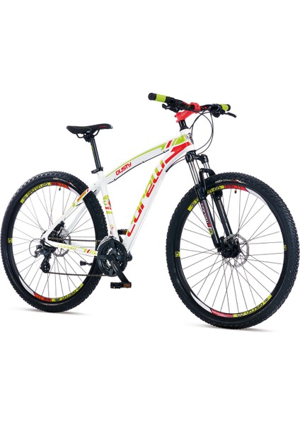 Dusty 2.0 Hd Fren Shimano 21 Vites 26 Jant Dağ Bisikleti Beyaz Yeşil Kırmızı 20 Kadro