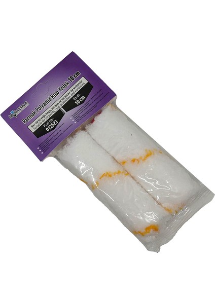 Izmir Fırça Eksport Parmak Rulo Yedek Başlığı 10CM 2'li Paket