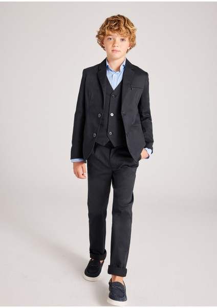 Erkek Çocuk Blazer Ceket Koyu Gri 6484 fiyatları