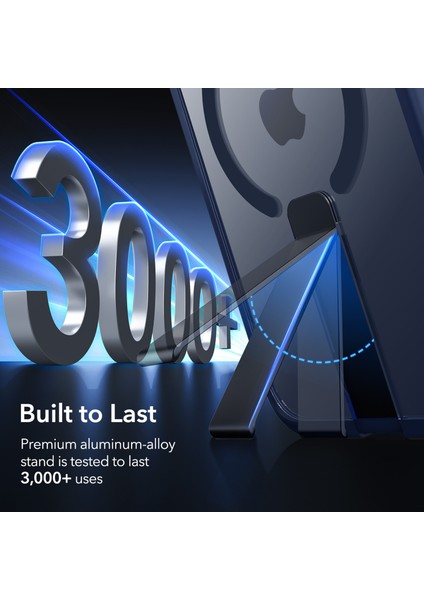 Iphone 15 Pro Max Halolock Magsafe Boost Flick Standlı Kılıf Dark Blue