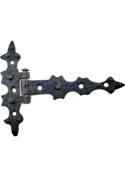 Antika Tarz Dekoratif Pirinç Yıldız Kuyruklu Menteşe - 85X110 Mm, Oksit