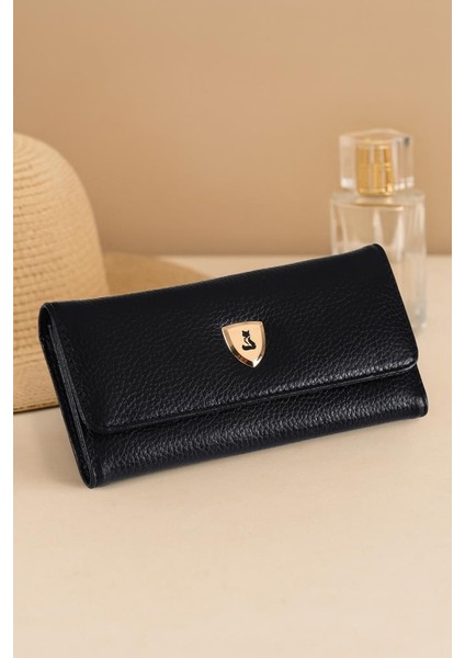 Alya Hakiki Deri Gold Detaylı Kadın Kartlık ve Cüzdan fiyatları