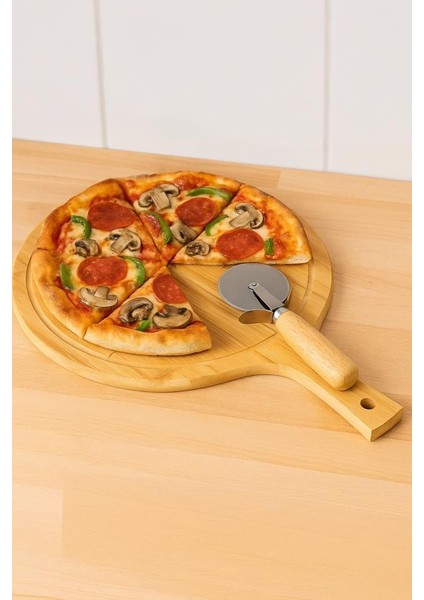 Napoli - Döner Bıçaklı Yuvarlak Pizza Tahtası