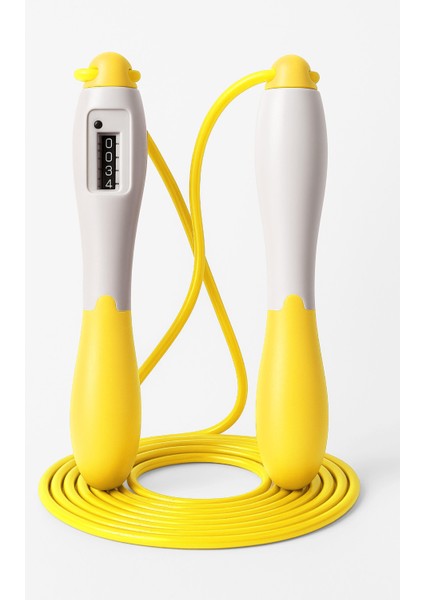 Atlama Ipi Uzunluk Ayarlanabilir Mekanik Sayaçlı Ayarlı Göstergeli Atlama Ipi Jump Rope Sarı 5006 fiyatları