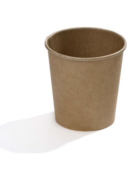 4 Oz Single Wall Karton Bardak (Kraft) 50 Adet