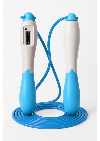 Atlama Ipi Uzunluk Ayarlanabilir Mekanik Sayaçlı Ayarlı Göstergeli Atlama Ipi Jump Rope Mavi 5006 fiyatları