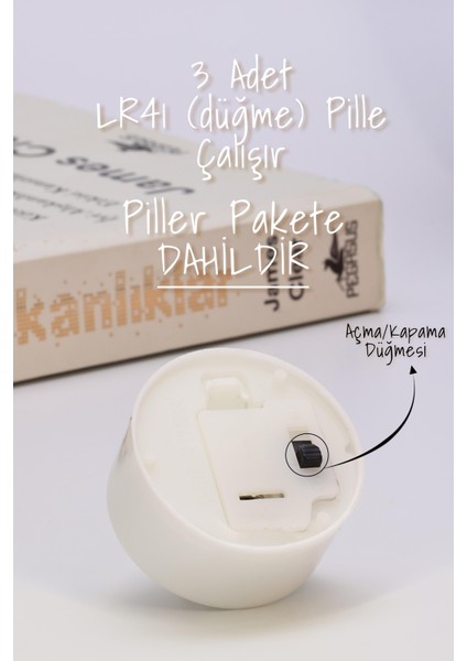 12 Adet LED Mum Tealight Mini Dumansız Pilli Alevli Dekoratif Yapay Mum Işıldak Beyaz 1036-2 fırsatları