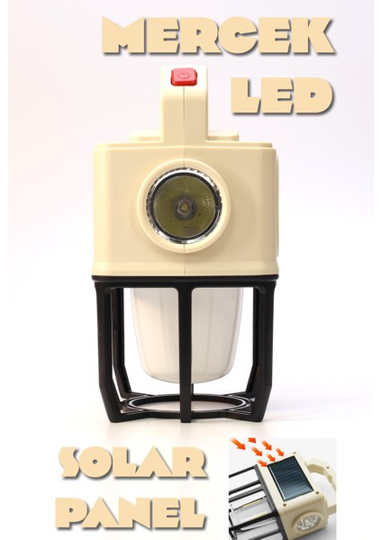 3 Modlu Şarjlı Kamp Lambası Solarlı 20 Watt LED Işık El Feneri Portatif Işıldak Gece Lamba PR9802B indirimleri