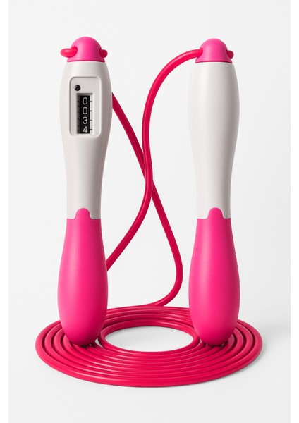 Atlama Ipi Uzunluk Ayarlanabilir Mekanik Sayaçlı Ayarlı Göstergeli Atlama Ipi Jump Rope Pembe 5006 fiyatları