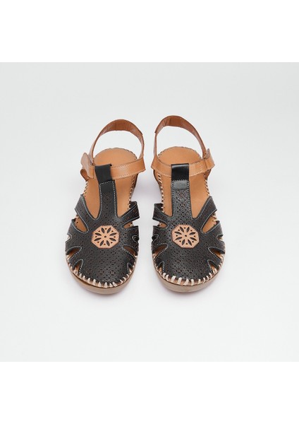 Günlük Hakiki Deri Kadın Sandalet modelleri