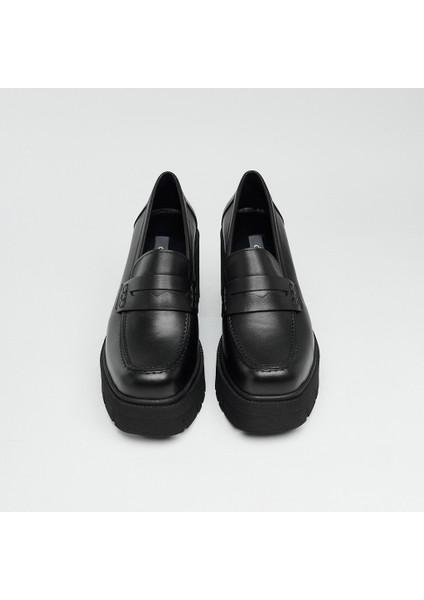 Günlük Hakiki Deri Topuklu Kadın Ayakkabı modelleri