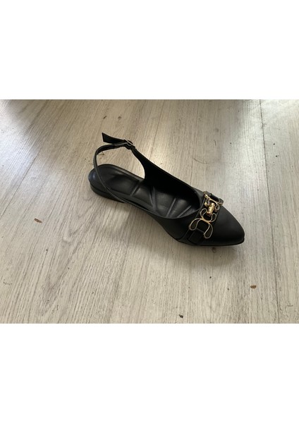 Siyah Tokalı Babet Ayakkabı modelleri