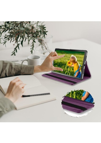 Xiaomi Redmi Pad 2 11 Inç Uyumlu 360° Dönebilen Uyku Modlu Standlı Pu Deri Tablet Kapaklı Kılıf modelleri
