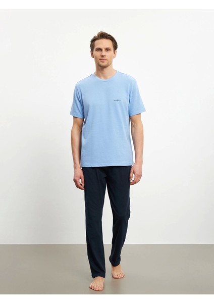 Lc Waıkıkı Lacivert Standart Kalıp Erkek Pijama Takımı