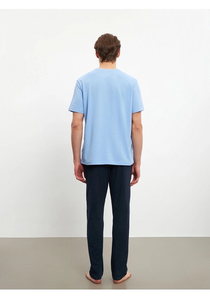 Lc Waıkıkı Lacivert Standart Kalıp Erkek Pijama Takımı modelleri