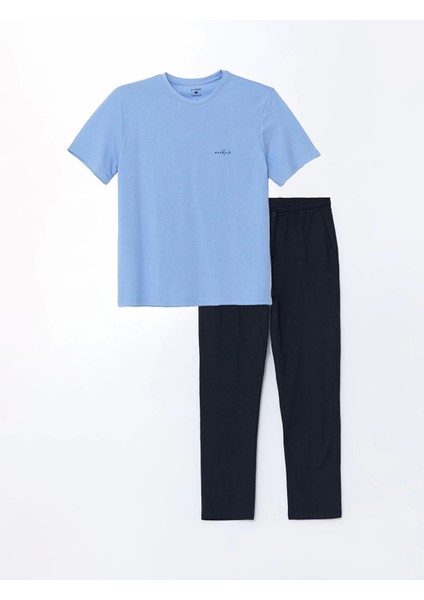 Lc Waıkıkı Lacivert Standart Kalıp Erkek Pijama Takımı fırsatları