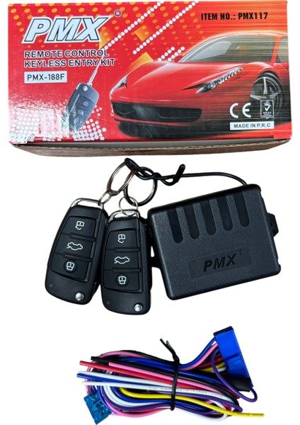 12 Volt Uzaktan Kumanda Açma Kapama Merkezi Kilit Pmx 117