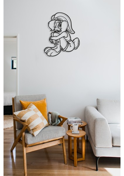 Lola Bugs Bunny Ahşap Mdf Duvar Dekorasyon Ürünü 26X32 cm fırsatları