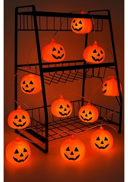 Cadılar Bayramı Halloween 10'lu Balkabağı LED Işık