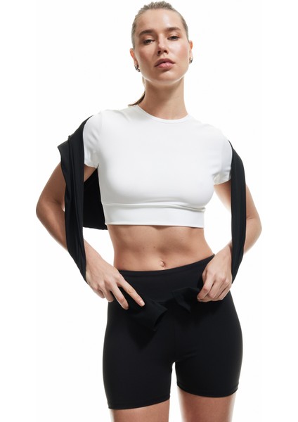 Yeni Sezon Yüksek Bel Slim Fit Biker Spor Tayt fiyatları