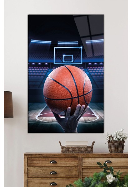 Basketbol Arena Dikey Cam Tablo, Ev ve Ofis Duvar Dekoru, Lüks Hediyelik, Kırılmaz Çizilmez fiyatları