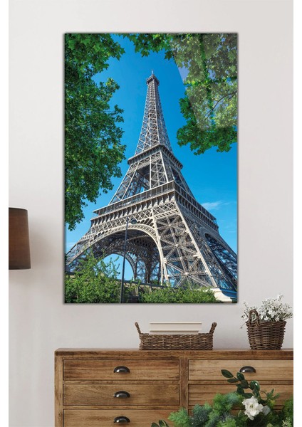 Fransa Paris Eyfel Kulesi Dikey Cam Tablo, Ev Ofis Duvar Dekoru, Lüks Hediyelik, Kırılmaz Çizilmez fiyatları