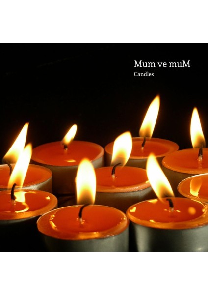 30 Lu Tarçın Kokulu Kahve Rengi Tealight Mum indirimleri