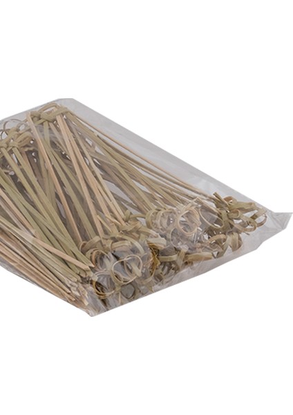 Kullan At Bambu Düğüm Kürdan 9 cm - 100 Adet fiyatları