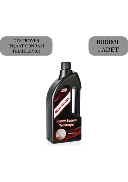Inşaat Sonrası Temizleyici 1000 ml modelleri