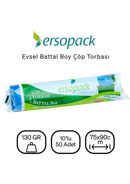 Evsel Battal Boy 75X90 cm 50 Rulo fiyatları