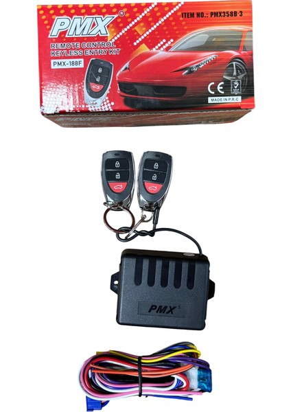 12 Volt Uzaktan Kumanda Açma Kapama Merkezi Kilit Pmx 358B-3