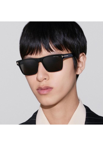 Güneş Gözlüğü TF1205 Calder 01A 55-17 / Unisex Güneş Gözlüğü