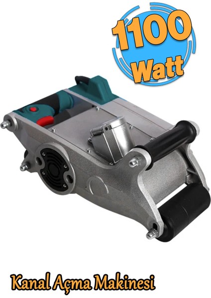 Duvar Kanal Oluk Açma Makinası 1100 W Su Elektrik Tesisat Yolu Yuvası PR1245WK
