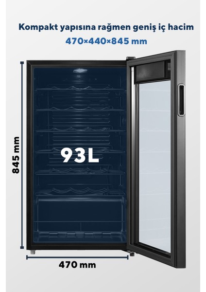 93L Içecek Soğutucu Minibar Hmb-93 modelleri