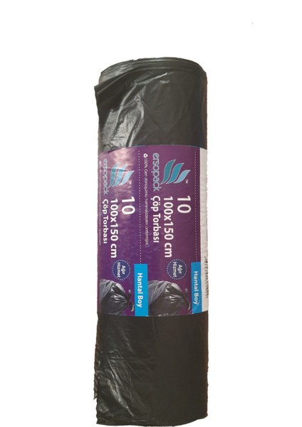 Endüstriyel 100 x 150 cm Çöp Torbası 1 Koli 10 Rulo modelleri