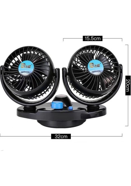 Kamyon Tır Karavan 2 Li Vantilatör Fan Pervane Soğutucu 24V X816 fiyatları